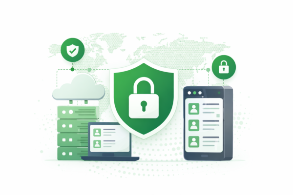 Secure clinic management software with encrypted patient data, cloud hosting, and compliance controls